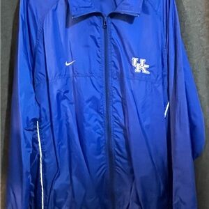 Nike Vintage University of Kentucky Full Zip Blue Windbreaker XXL